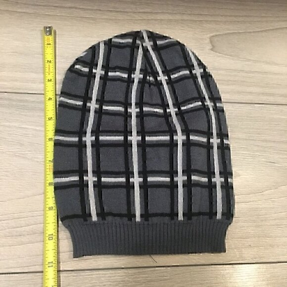 Set of 2 Men’s Hats checkered/plaid Grey/brown - Picture 4 of 6